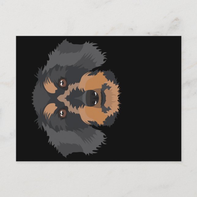 Postal Sonriente Wire-Haired Dachshund (Anverso)
