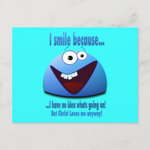 Postal Sonrío porque...V2