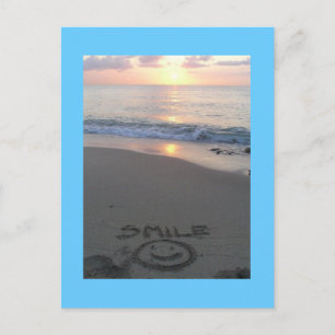 Postal sonrisa de playa