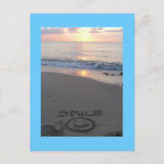 Postal sonrisa de playa