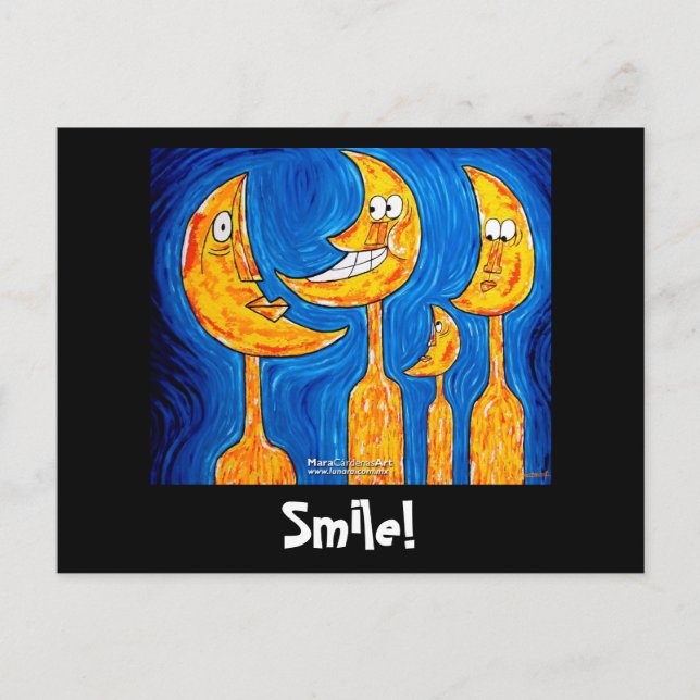 Postal Sonrisa familiar (Anverso)