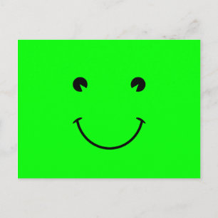 Postal Sonrisa Verde Lima