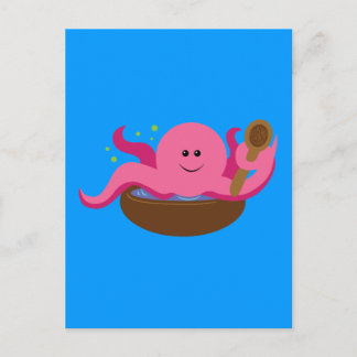 Postal Sopa de pulpo