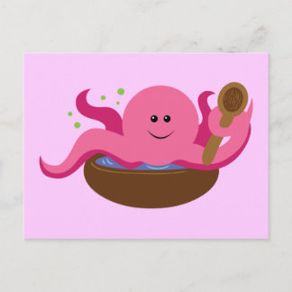 Postal Sopa de pulpo
