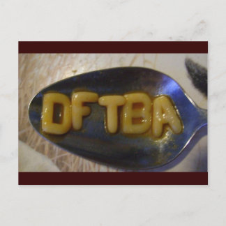 Postal Sopa DFTBAlphabet