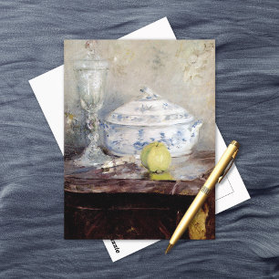 Postal Sopera con Manzana Berthe Morisot