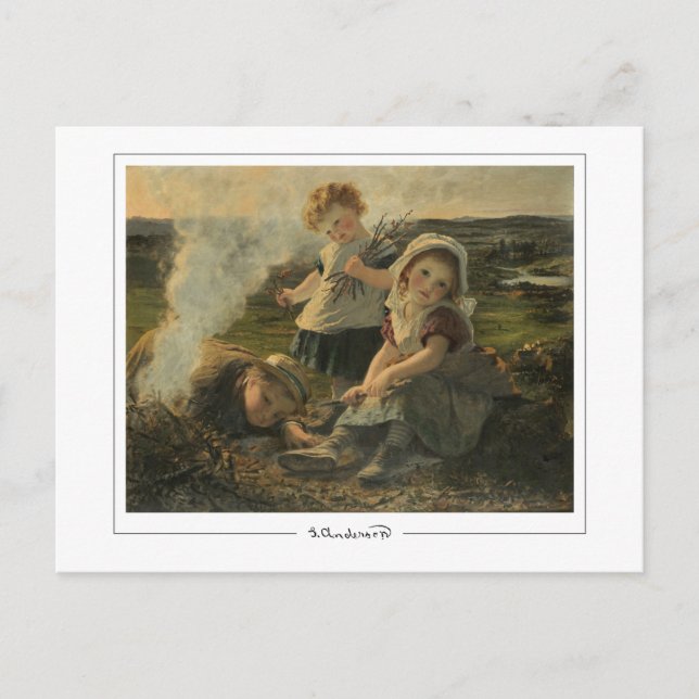 Postal Sophie Gengembre Anderson #4 - Postcard Bella Arte (Anverso)