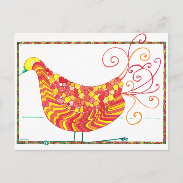 Postal Sophie Opera Bird Postcard (Anverso)