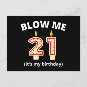 Postal Sopla Cumpleaños 21