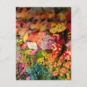 Postal Soporte de flor