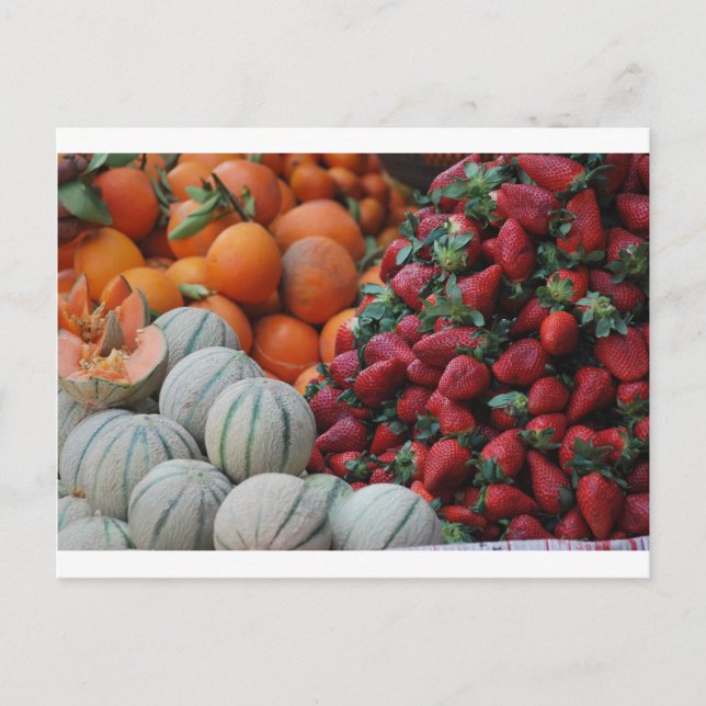 Postal Soporte de frutas (Anverso)