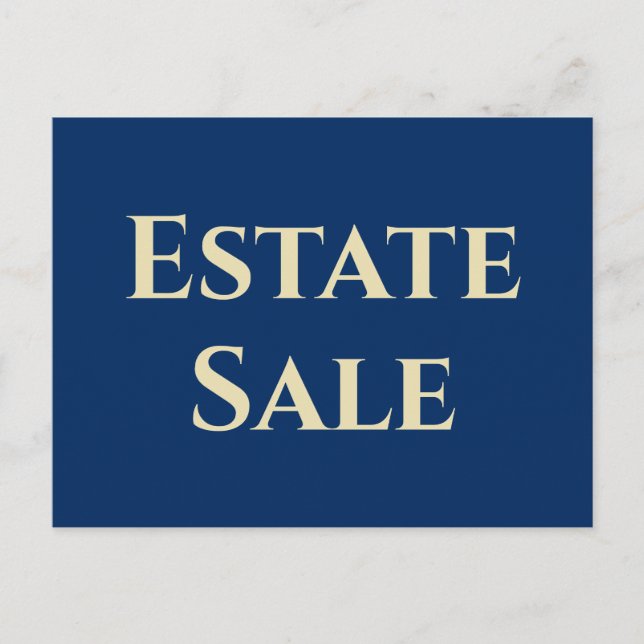 Postal Soporte de ventas inmobiliarias (Anverso)