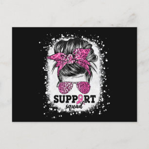 Postal Soporte para Cáncer de Mama de Cinta Rosa Squad Me