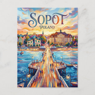 Postal Sopot Polonia