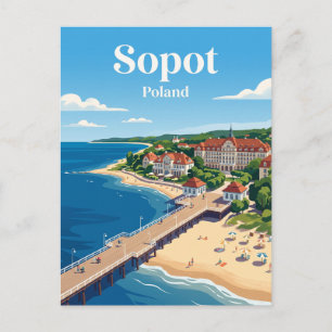 Postal Sopot Polonia