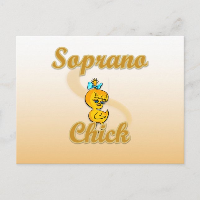 Postal Soprano Chick (Anverso)