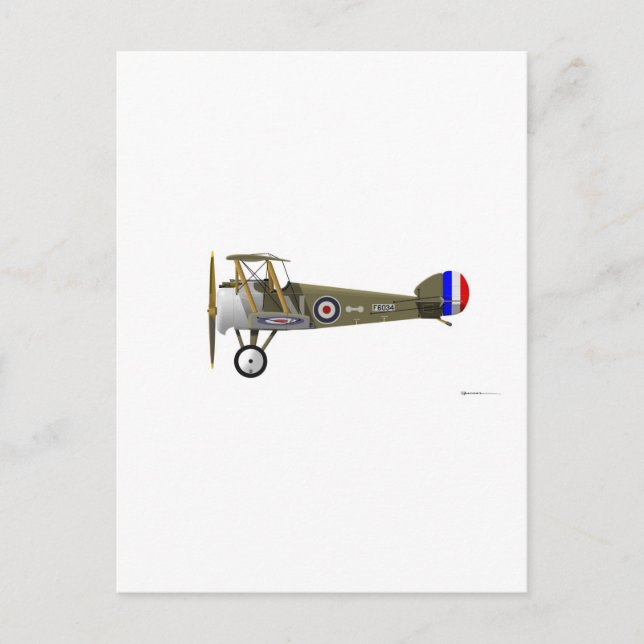 Postal Sopwith Camel (Anverso)