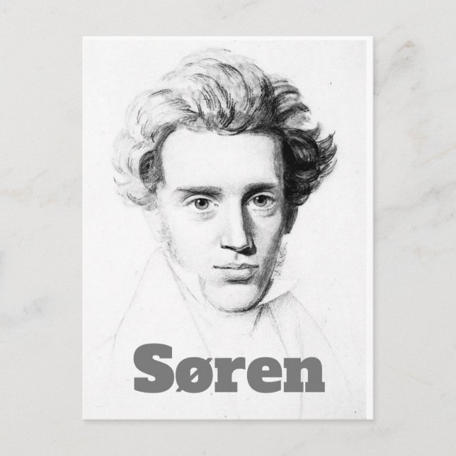 Postal Søren Kierkegaard (Anverso)