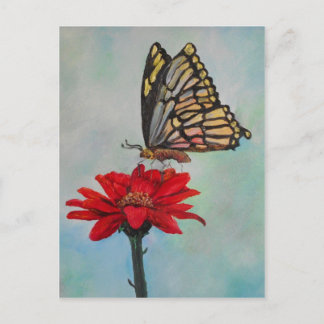 Postal ¡Sorprendente arte mariposa!