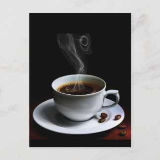 Postal Sorprendente foto de café-1