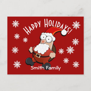 Postal Sorprendido Personalizado de Santa