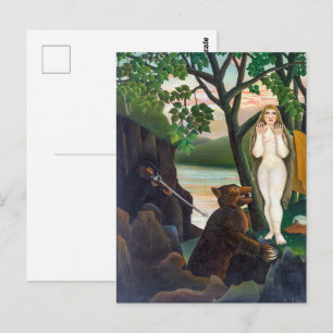 Postal Sorpresa Desagradable   Henri Rousseau  