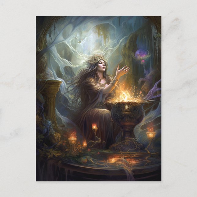 Postal Sorpresa Fantasy Art Postcard (Anverso)