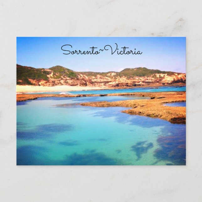 Postal Sorrento Back Beach, Victoria, Australia (Anverso)
