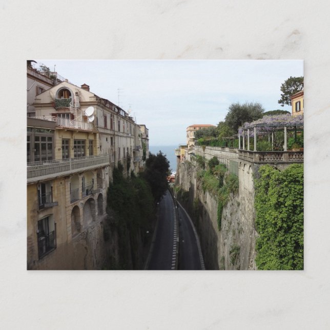 Postal Sorrento, Italia (Anverso)