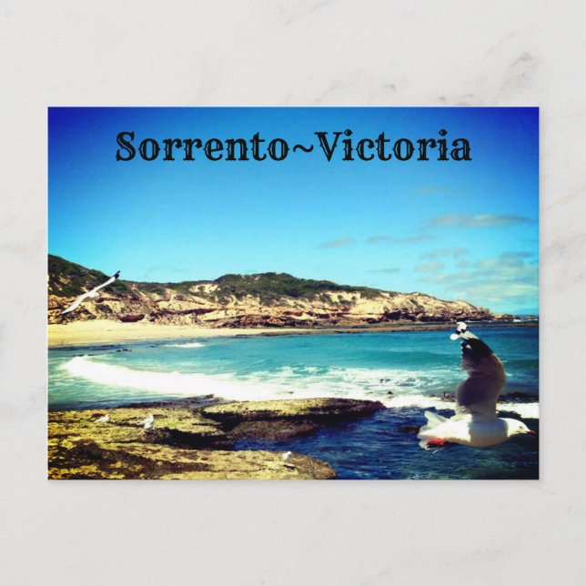 Postal Sorrento, península de Mornington, Victoria (Anverso)