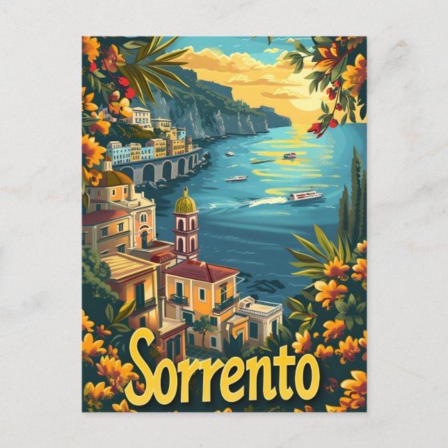 Postal Sorrento Vintage (Anverso)