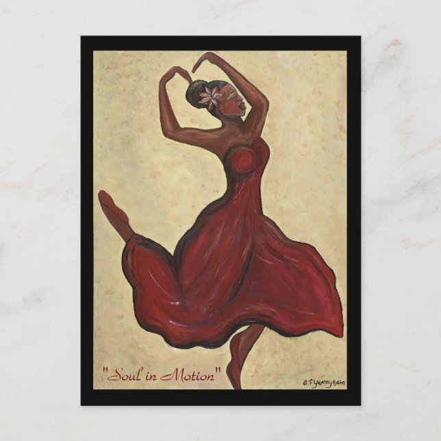 Postal Soul en Movimiento (Anverso)