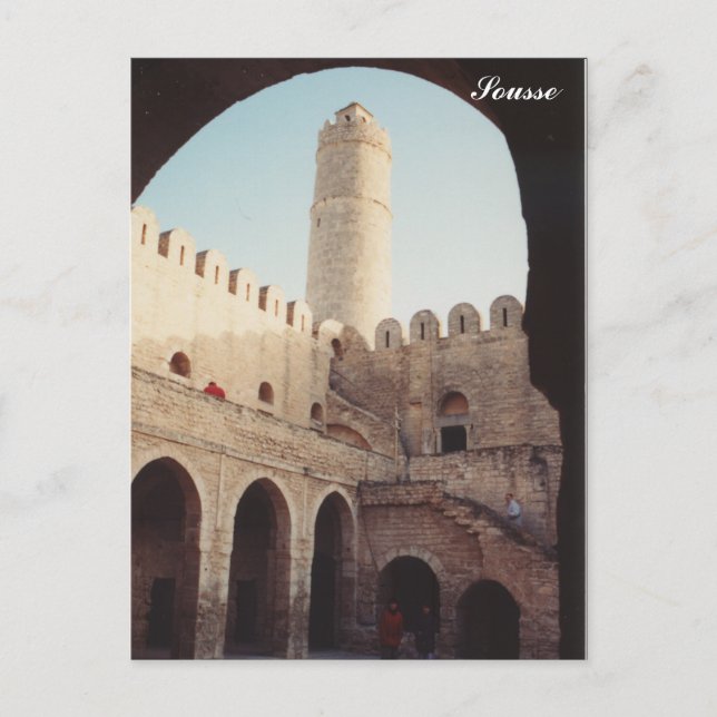 Postal Sousse - Túnez (Anverso)