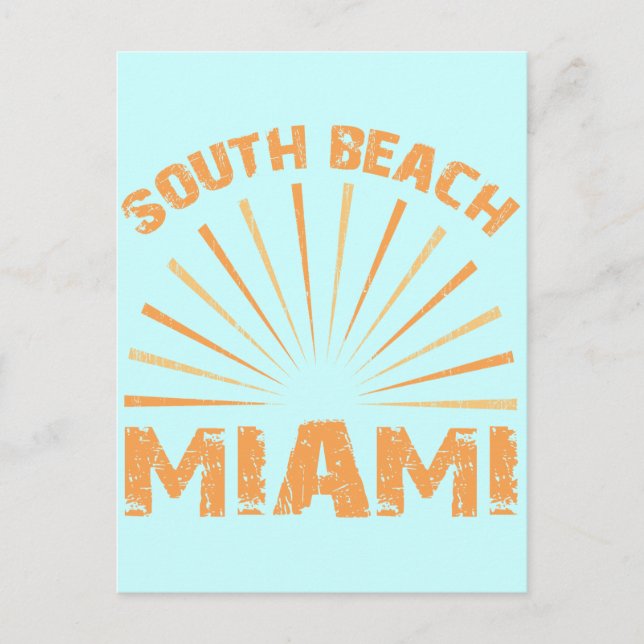 POSTAL SOUTH BEACH MIAMI (Anverso)