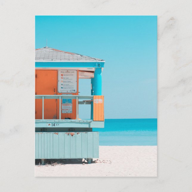 Postal South Beach, Miami Beach, Estados Unidos (Anverso)
