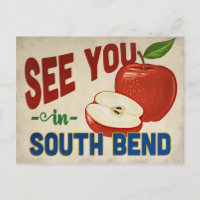 South Bend Indiana Apple - Viajes de época