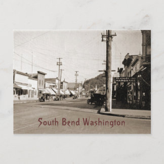 Postal South Bend Washington hacia 1925