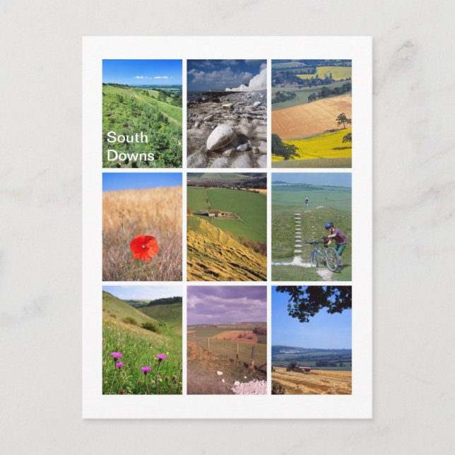 Postal South Downs (Anverso)