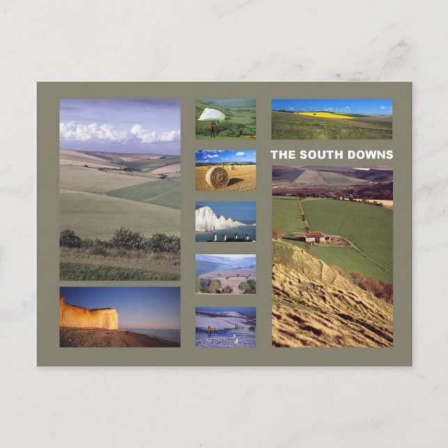 postal South Downs (Anverso)