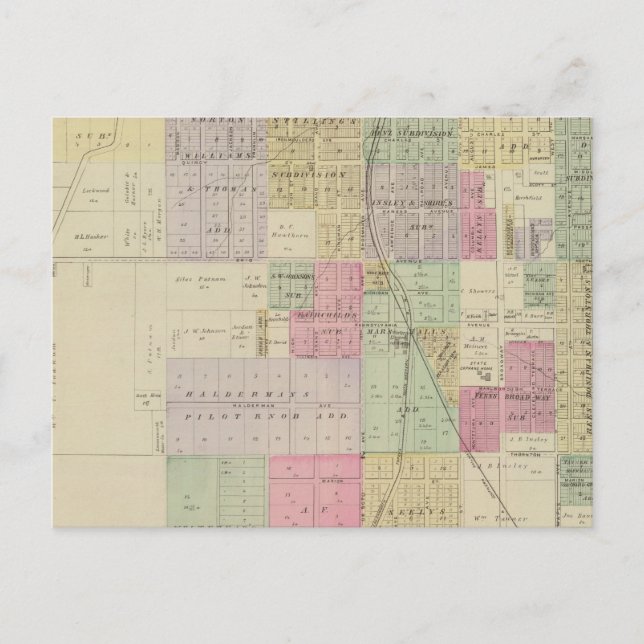 Postal South Leavenworth, Kansas (Anverso)