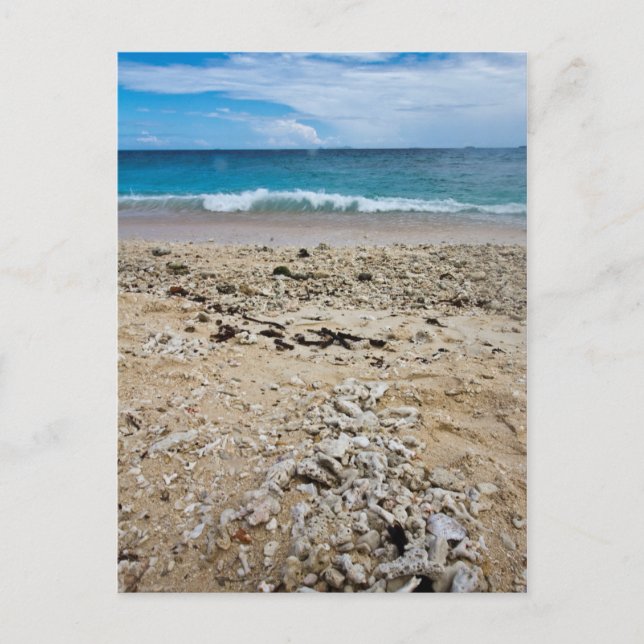 Postal South Sea Island Beach, Fiji (Anverso)