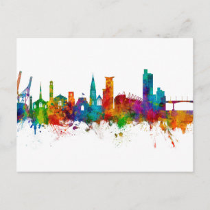 Postal Southampton England Skyline