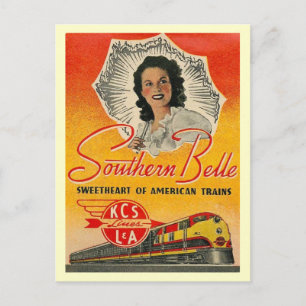 Postal Southern Belle Train Vintage