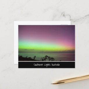 Postal Southern Lights Australia - Fotografía de cielo no