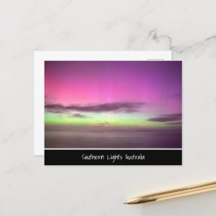 Postal Southern Lights Australia - Fotografía de cielo no