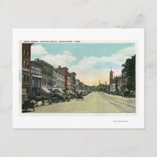 Postal Southern View Down Main Street