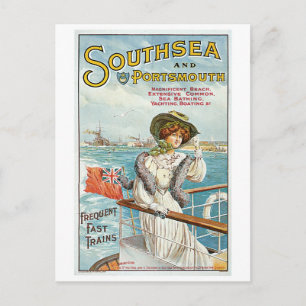 Postal Southsea Portsmouth Reino Unido Viajes de Poster A