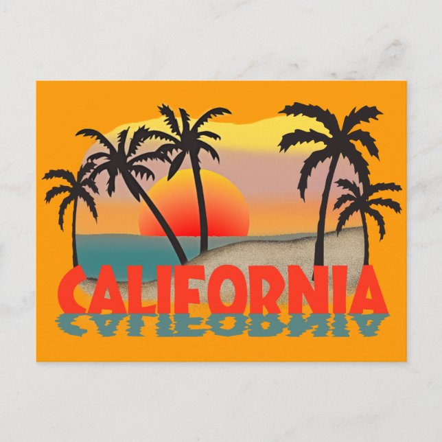 Postal Souvenir de California (Anverso)