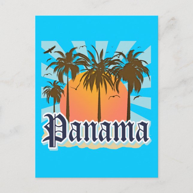 Postal Souvenir de la ciudad de Panamá (Anverso)