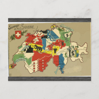 Postal Souvenir De La Suisse, vintage